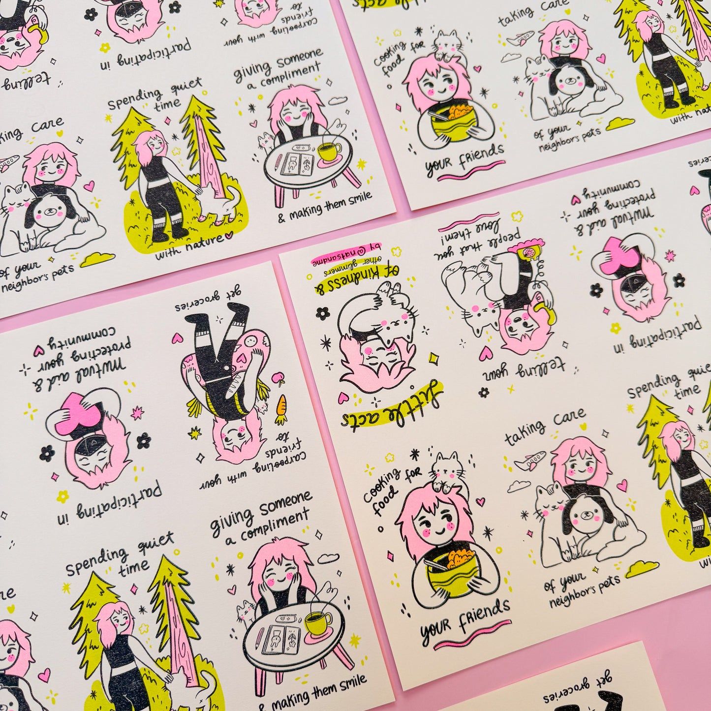 Little Acts of Kindness ♡ Riso Fanzine