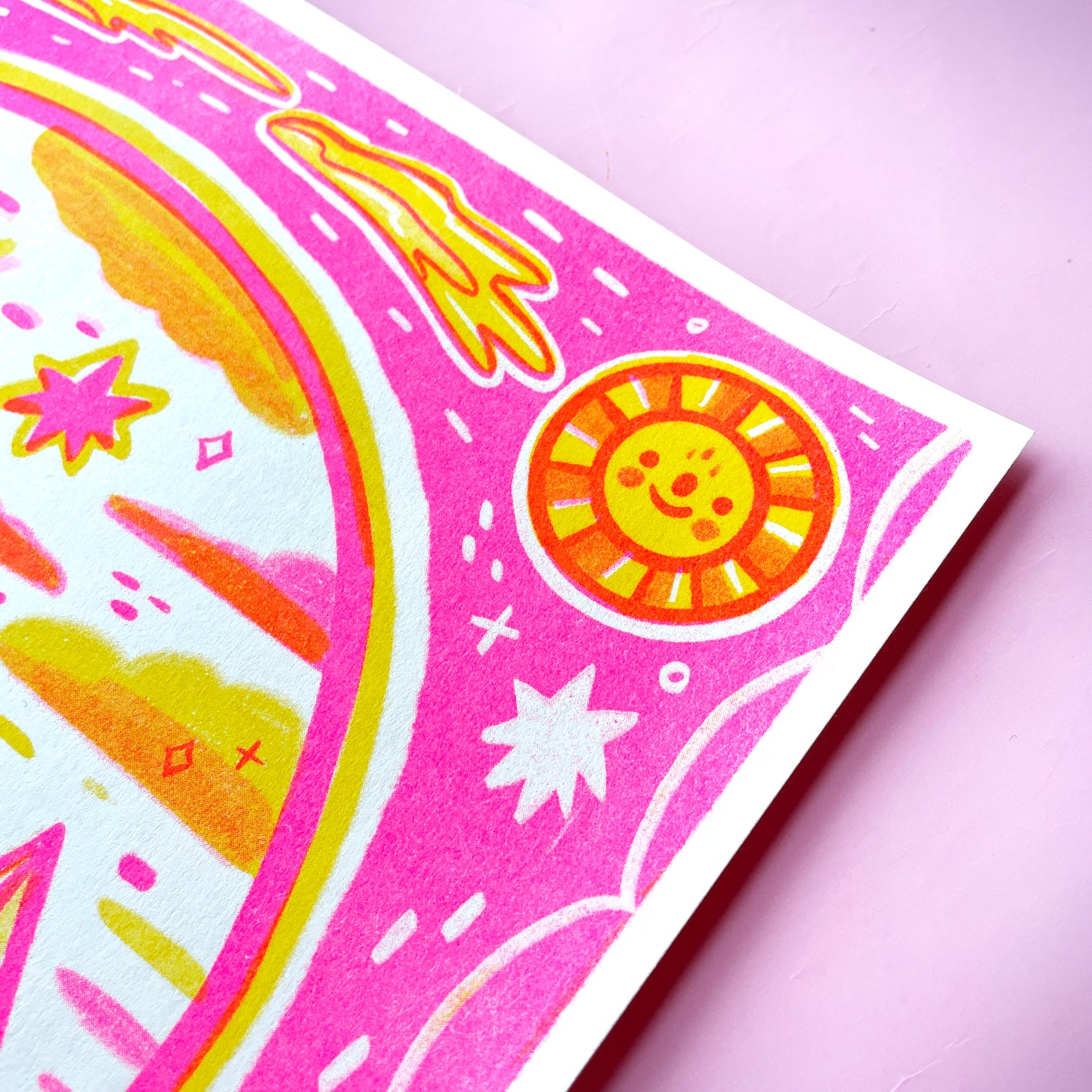 If Mountains Could Dream ♡ Riso Poster