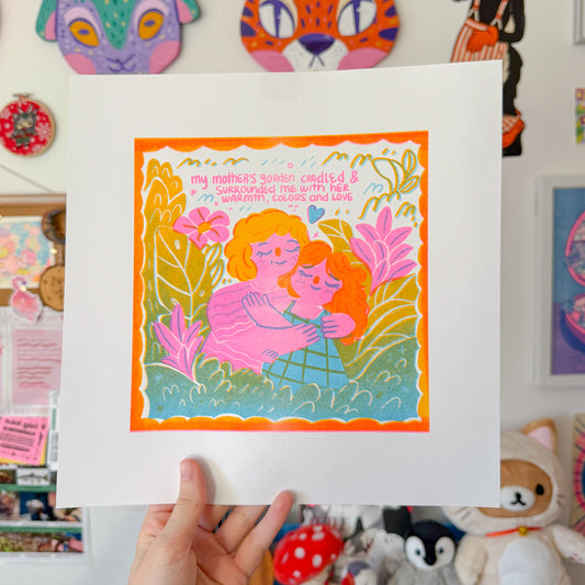 Migratory Bird Mom ♡ Riso Print