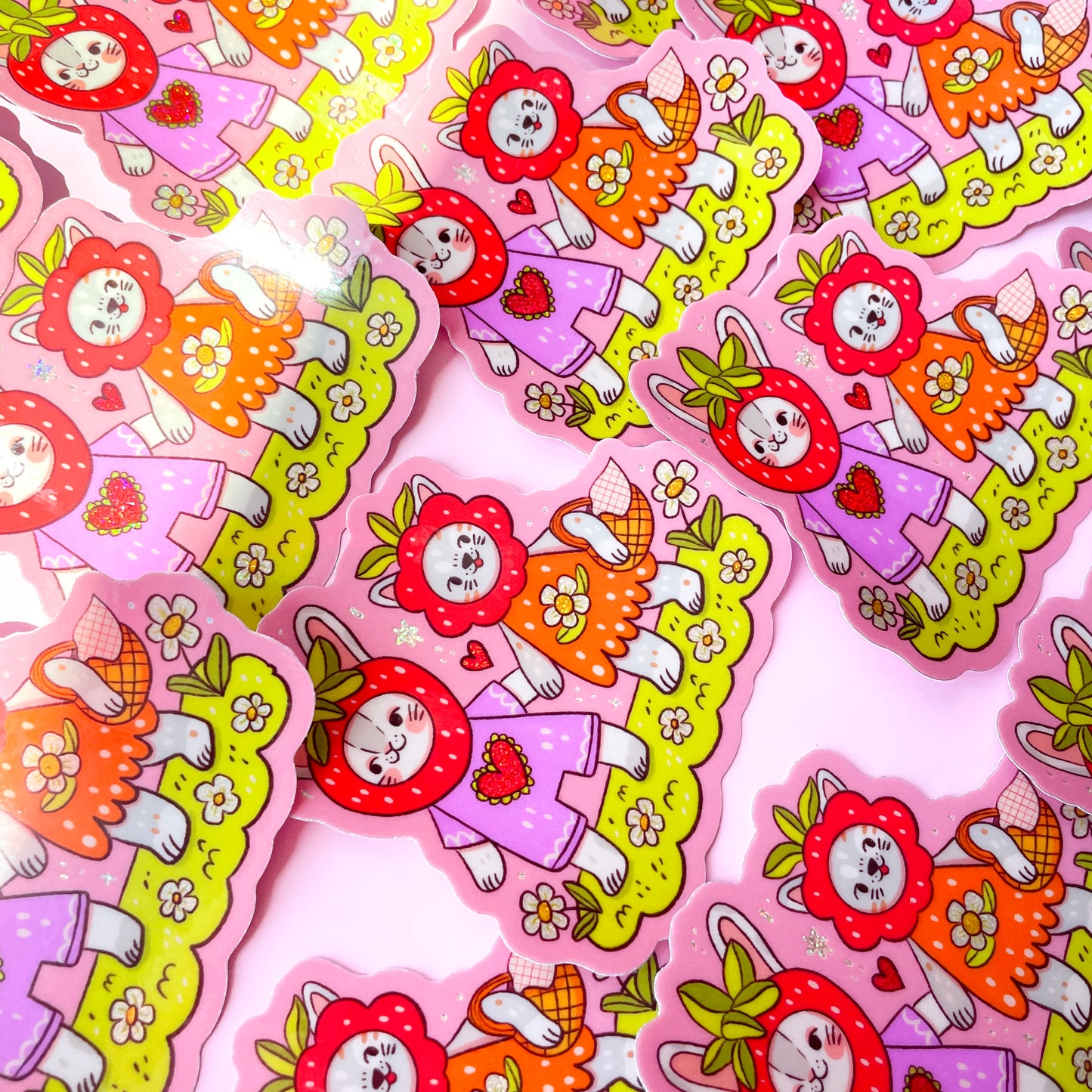 Strawberry Friends ✷Shimmery Sticker✷