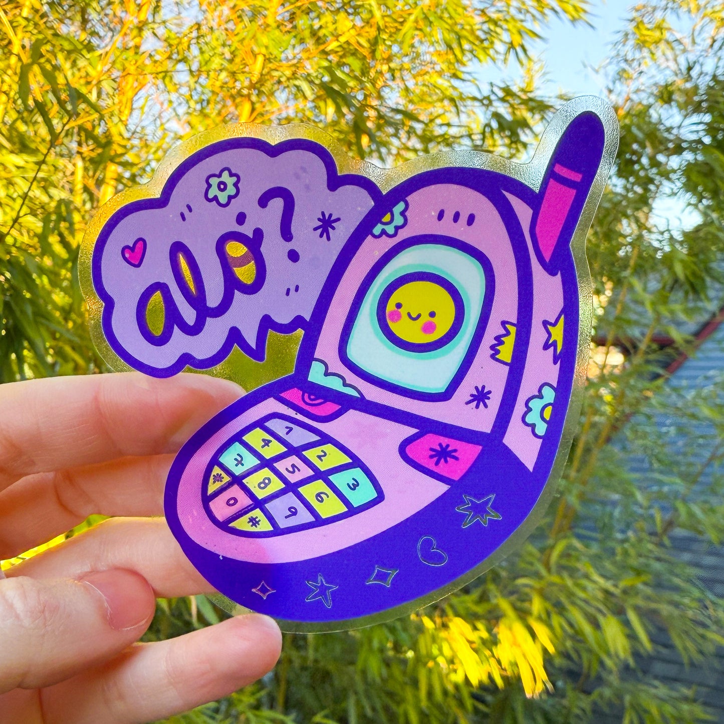 Flip Phone Cutie ✷ Shimmery Sticker