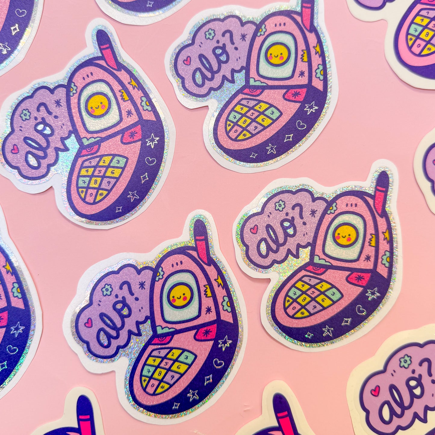 Flip Phone Cutie ✷ Shimmery Sticker