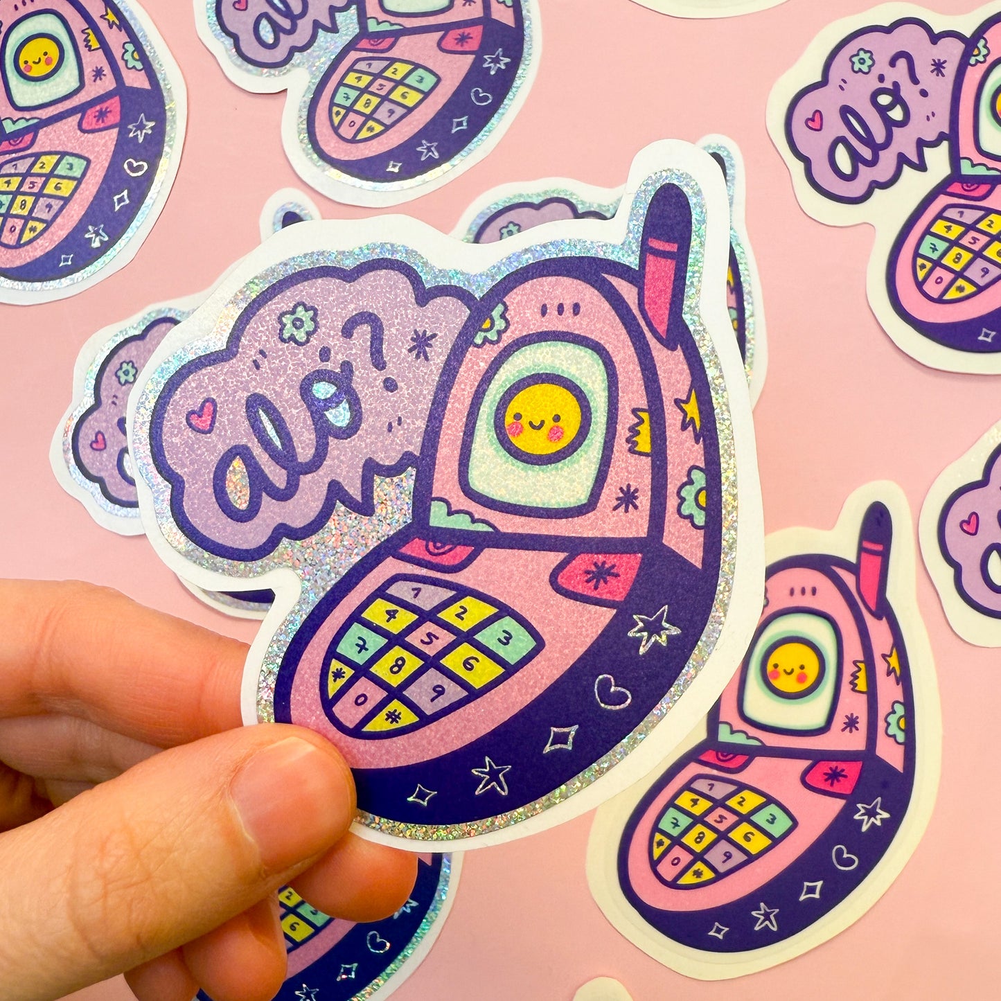Flip Phone Cutie ✷ Shimmery Sticker