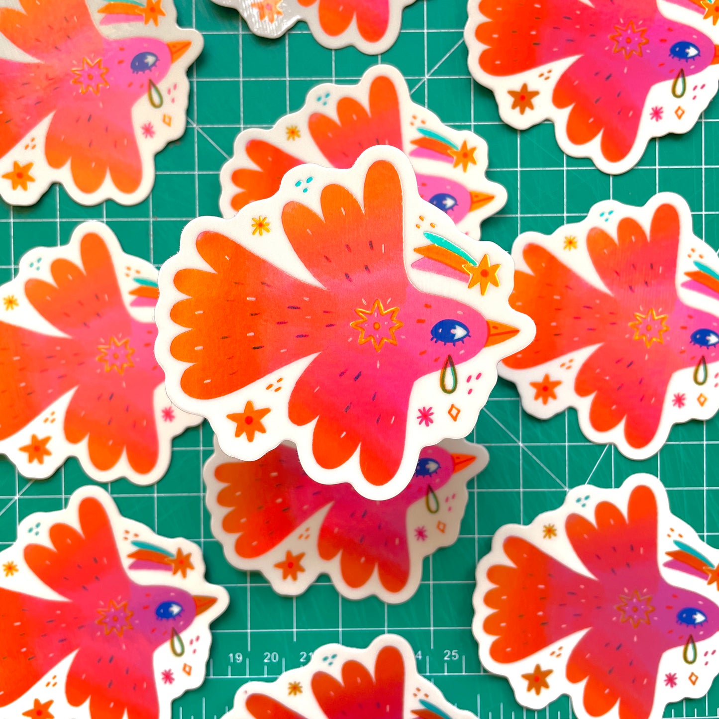 Pajarito Migratorio / Migratory Bird ✷ Shimmery Sticker✷