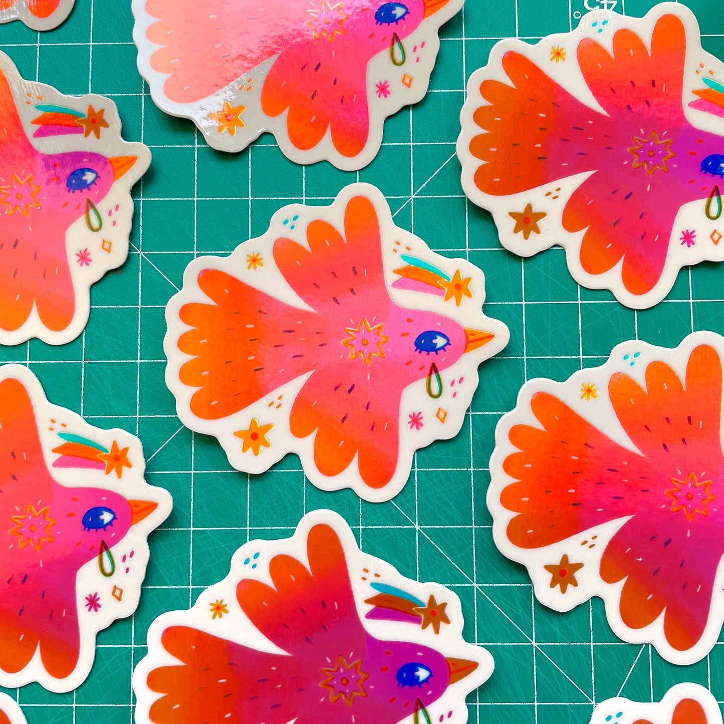 Pajarito Migratorio / Migratory Bird ✷ Shimmery Sticker✷