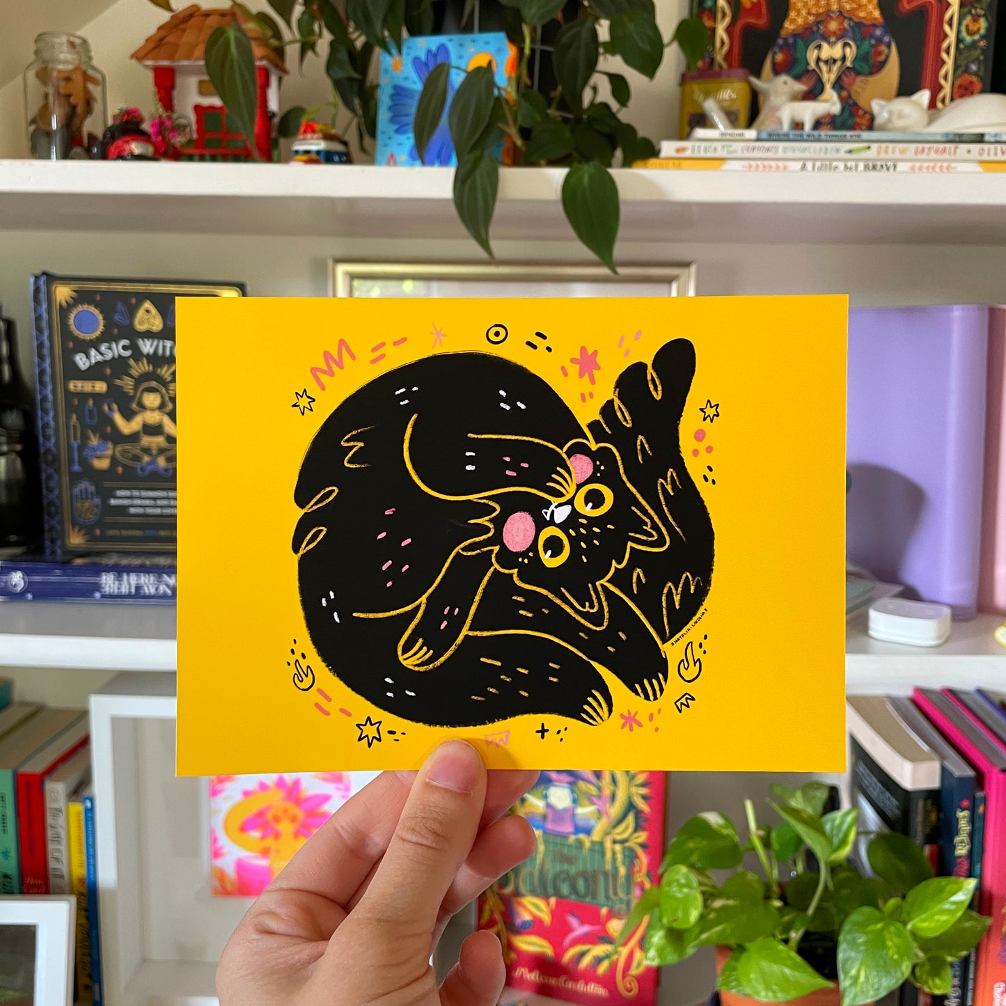 Mini Print ♡ Lucky Black Cat