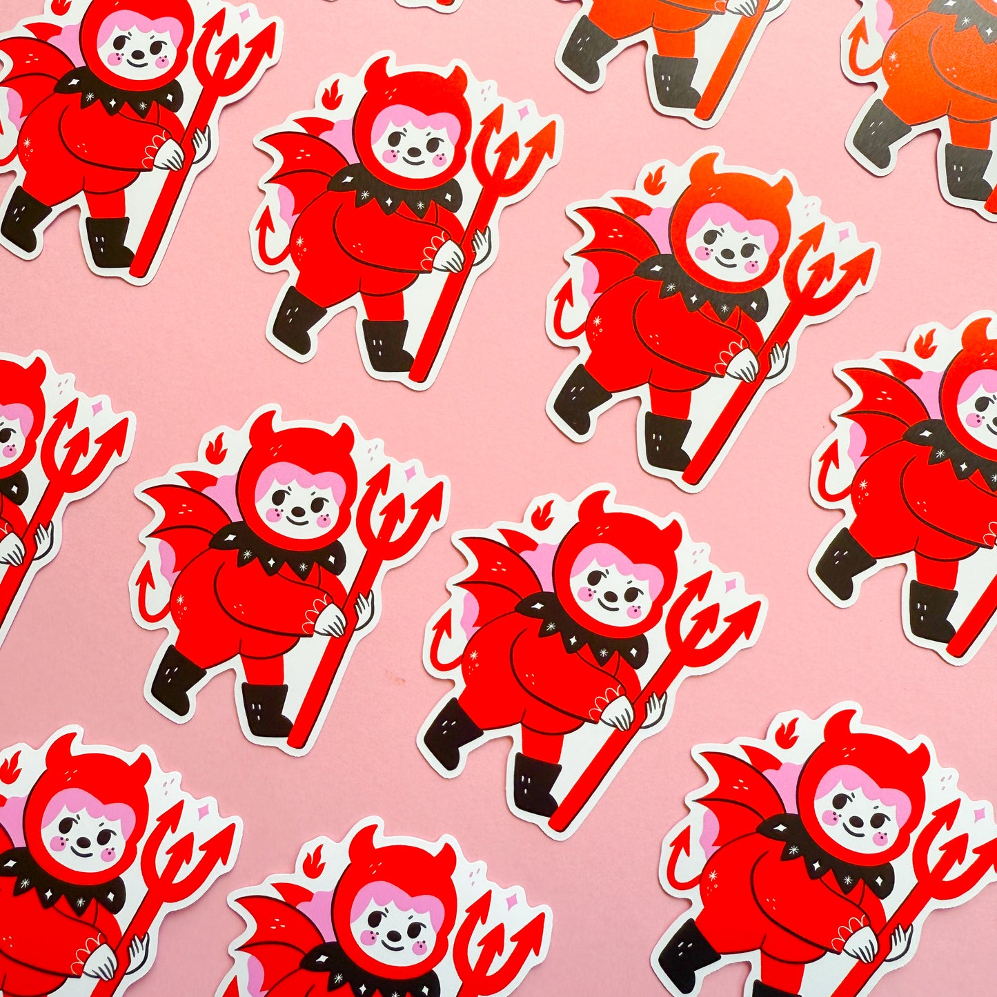Diablita Kewpie ✷Shimmery & Mate Sticker✷