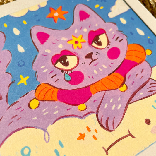Mini Print ♡ Demon Kitty Cloudy