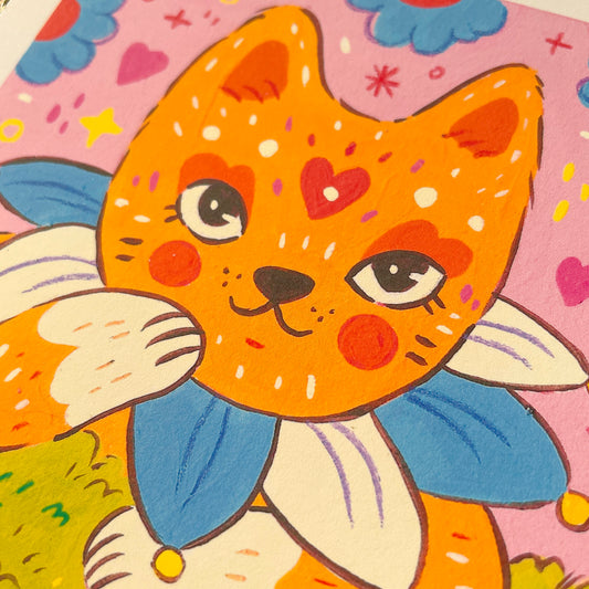 Mini Print ♡ Demon Kitty Wild Berry