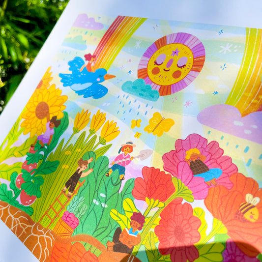 Big Print ♡ Community Garden