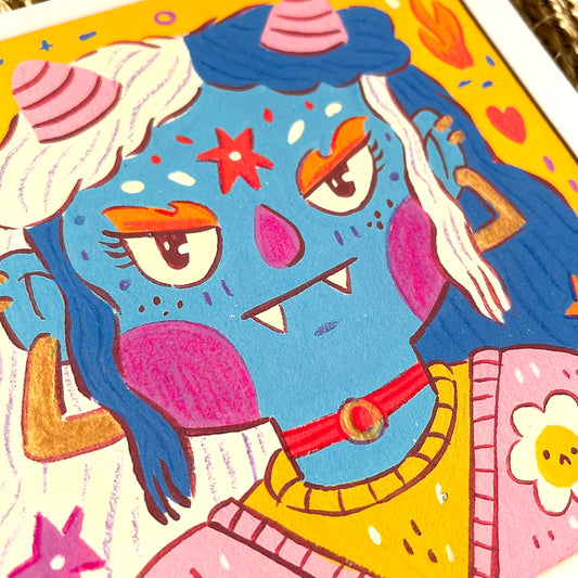 Mini Print ♡ Demon Girly Amber