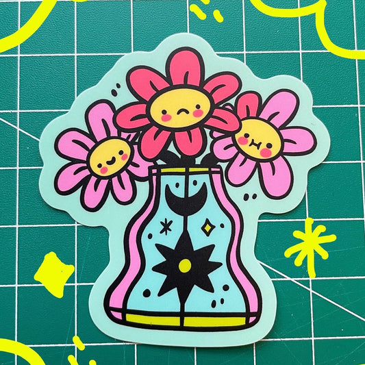 Flower Vase ✷ Shimmery Sticker✷