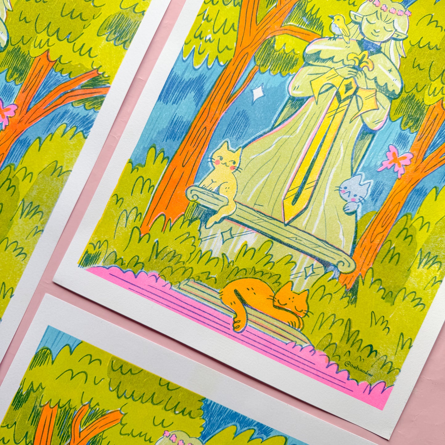 Forgotten Hero ♡ Riso Print