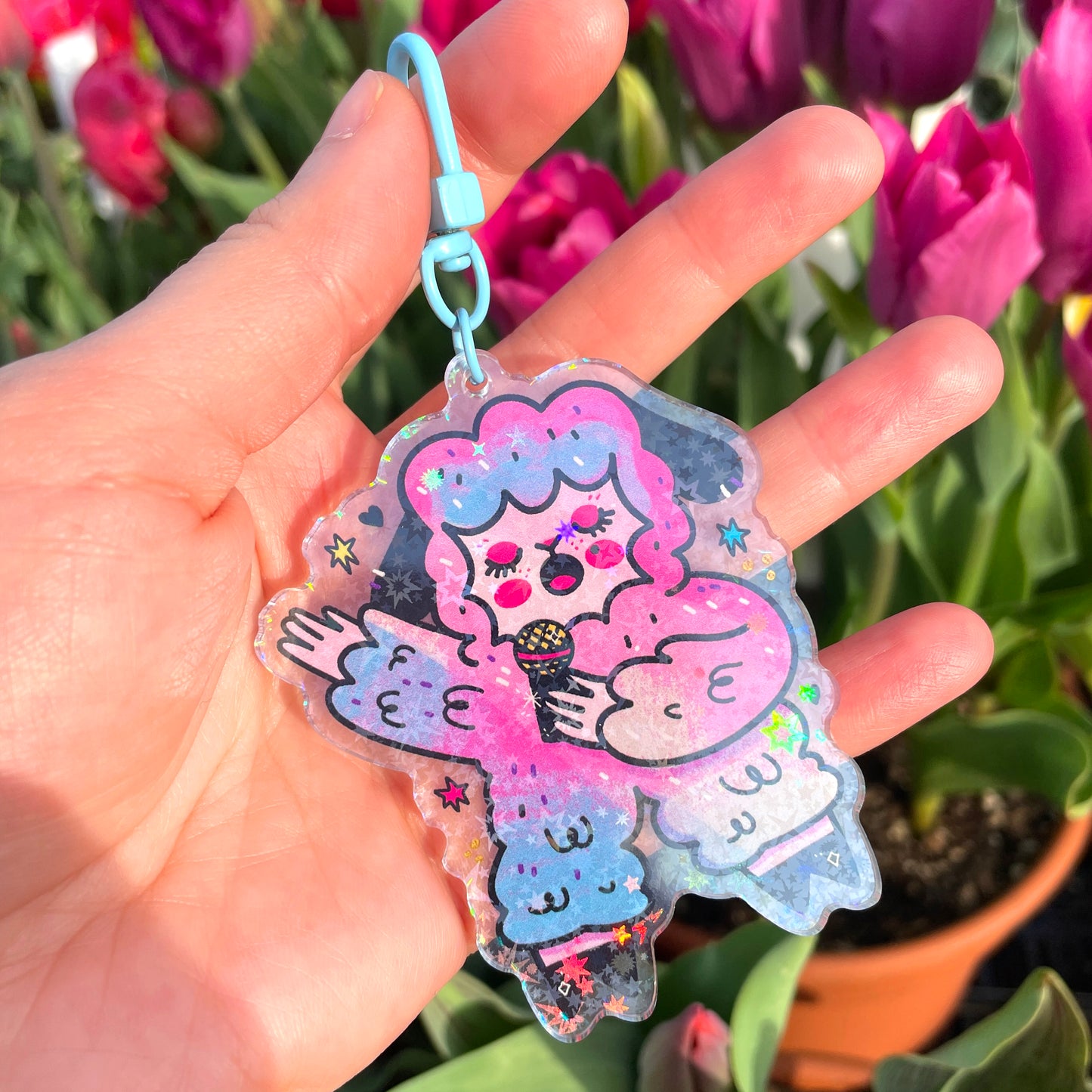 Karaoke Baby ♡ Double Sided Charm