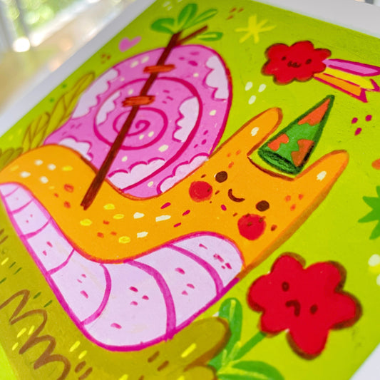 Mini Print ♡ Earth Wizard Snail