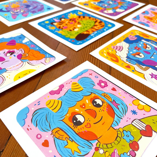 Mini Print ♡ Fire Wizard Tiger