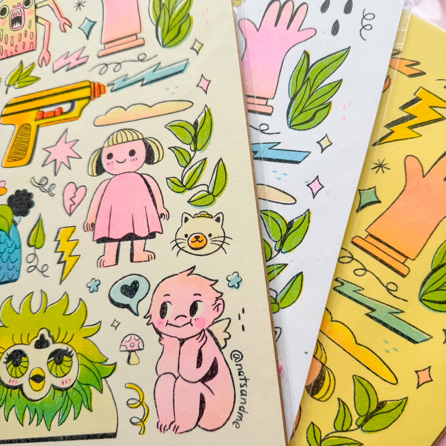 Vintage Toys ♡ Riso Print