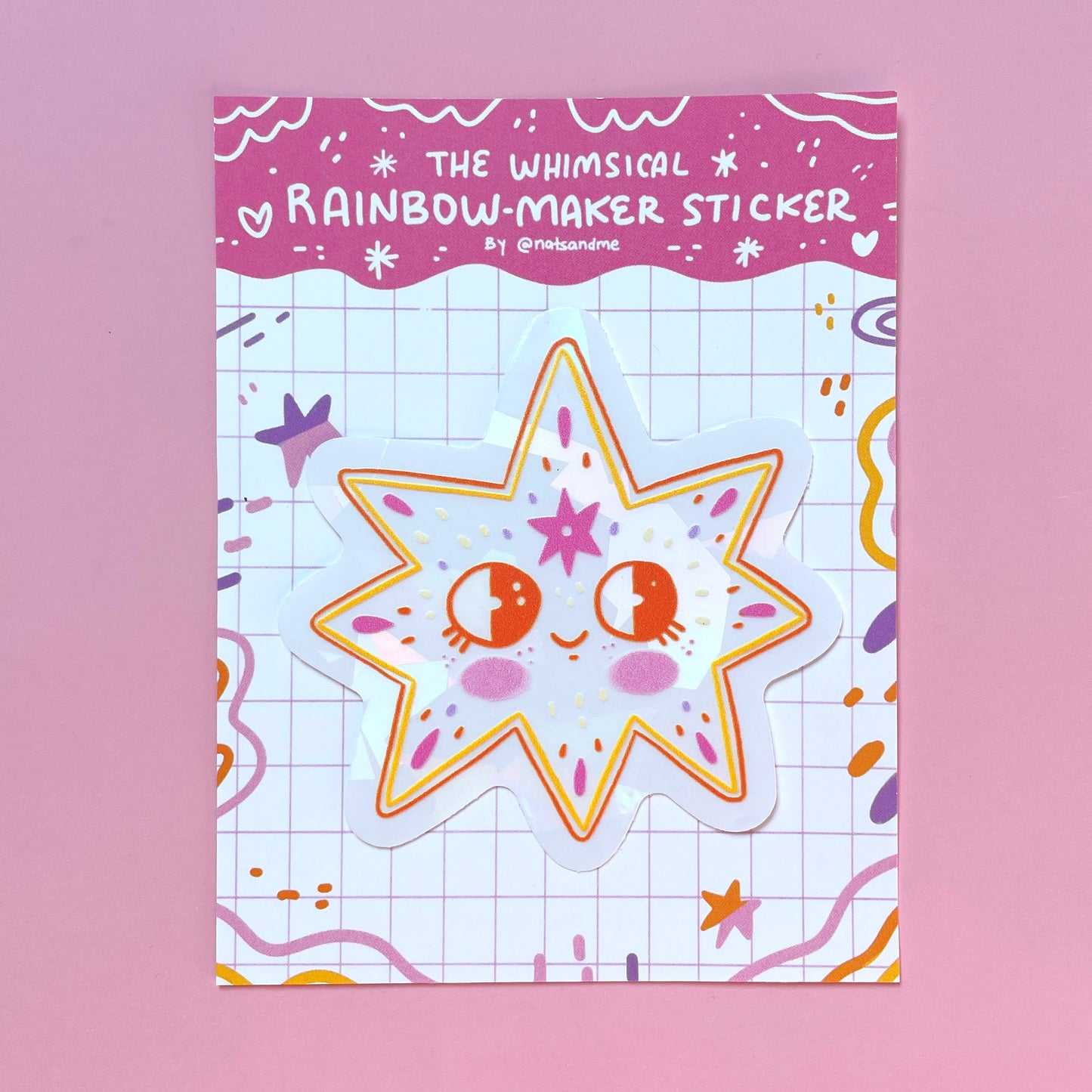 Stardust  ✷ Rainbow-Maker Window Sticker ✷