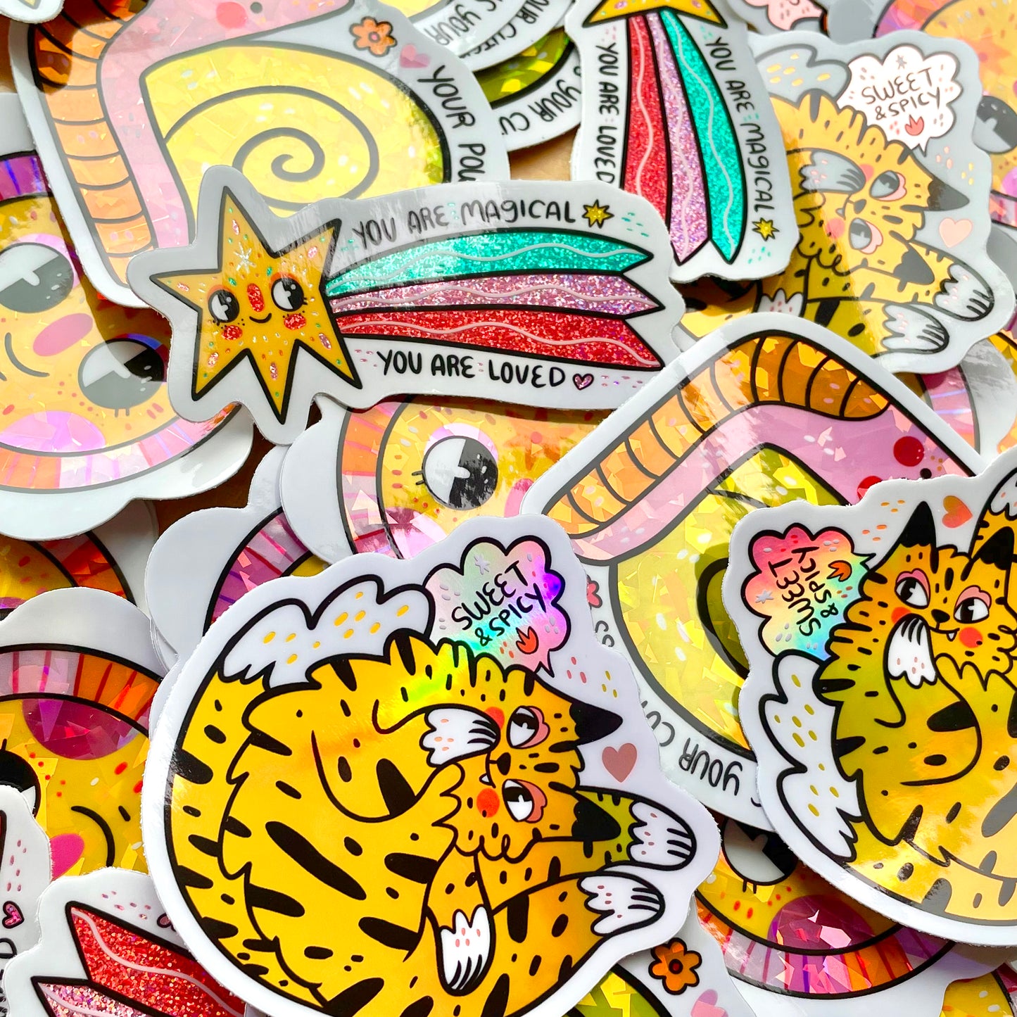 Sweet & Spicy ✷Holographic Sticker✷