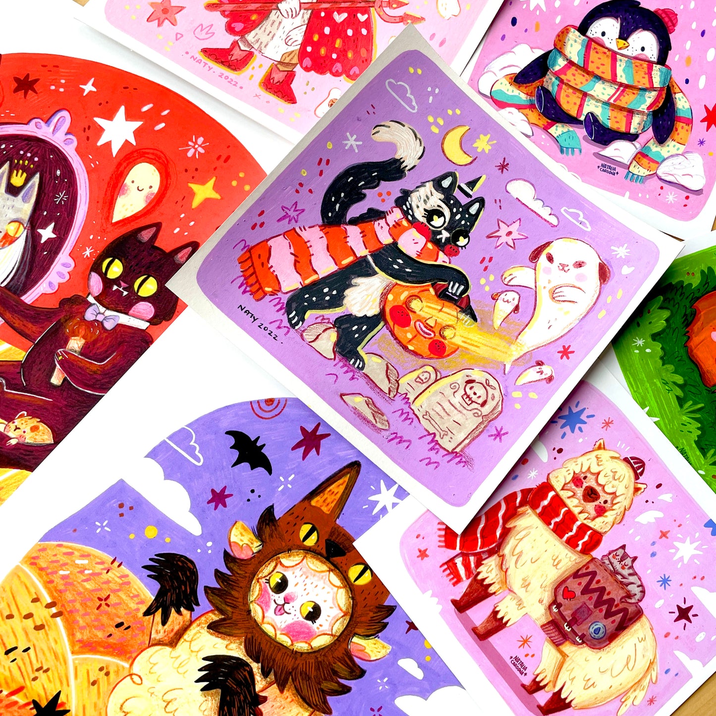 Big Print ♡ Bloody Mary Cats