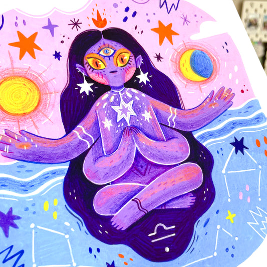 Big Print ♡ Libra Goddess