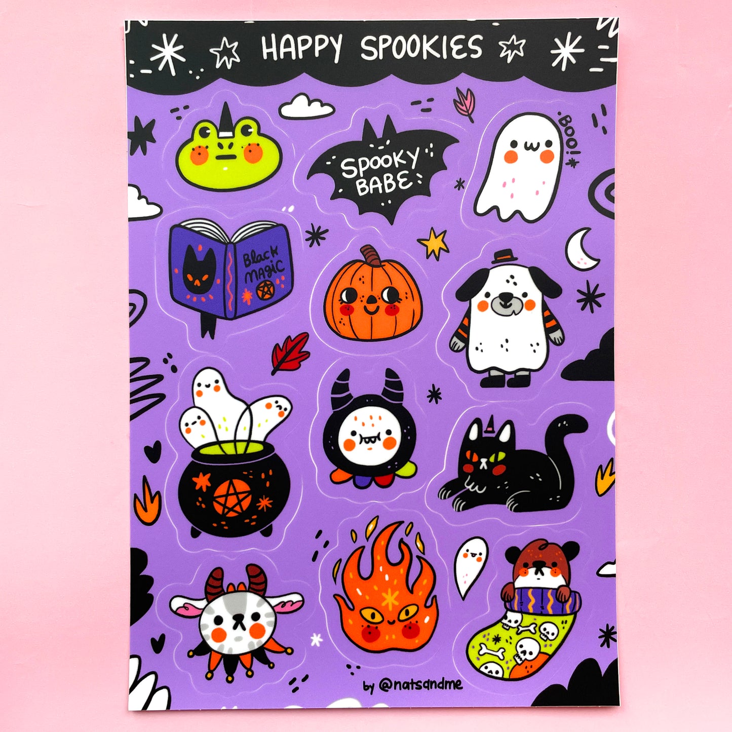 Happy Spookies! ✷ Matte Sticker Sheet ✷