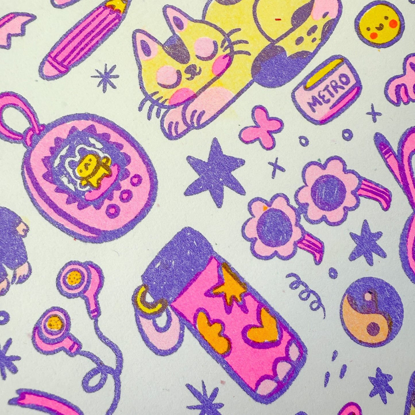 90's Things ♡ Riso Print