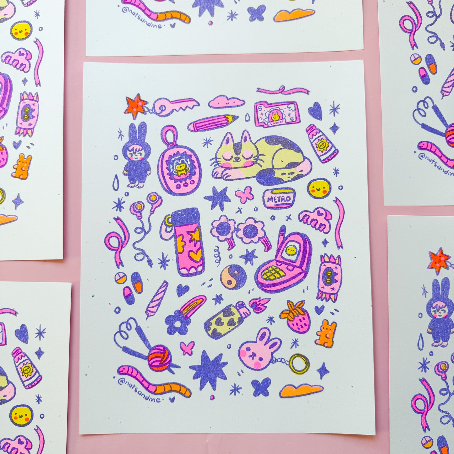 90's Things ♡ Riso Print