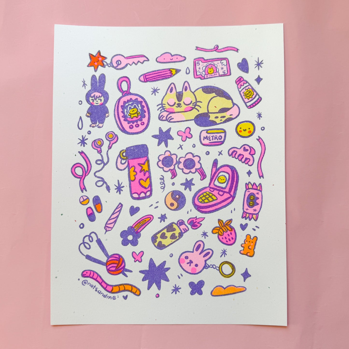 90's Things ♡ Riso Print