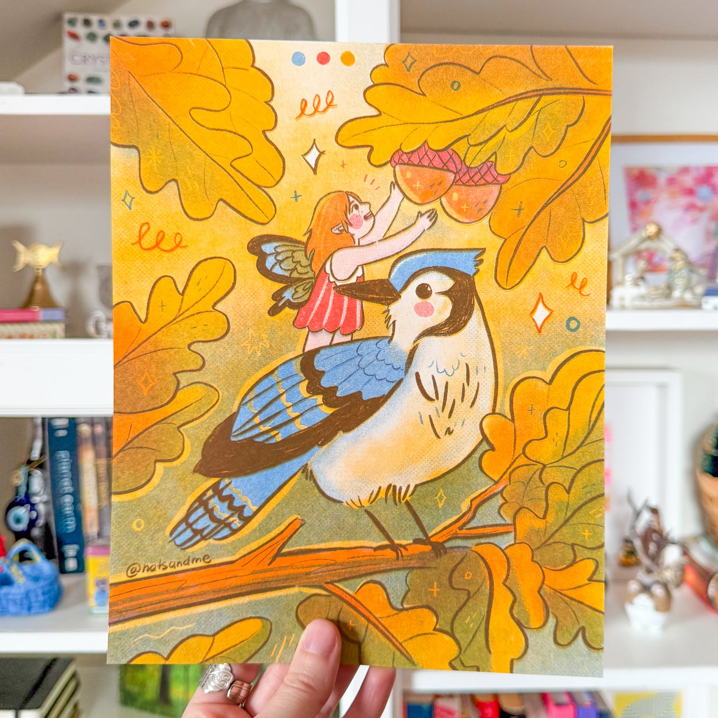 Autumn Fairy ♡ Riso Print