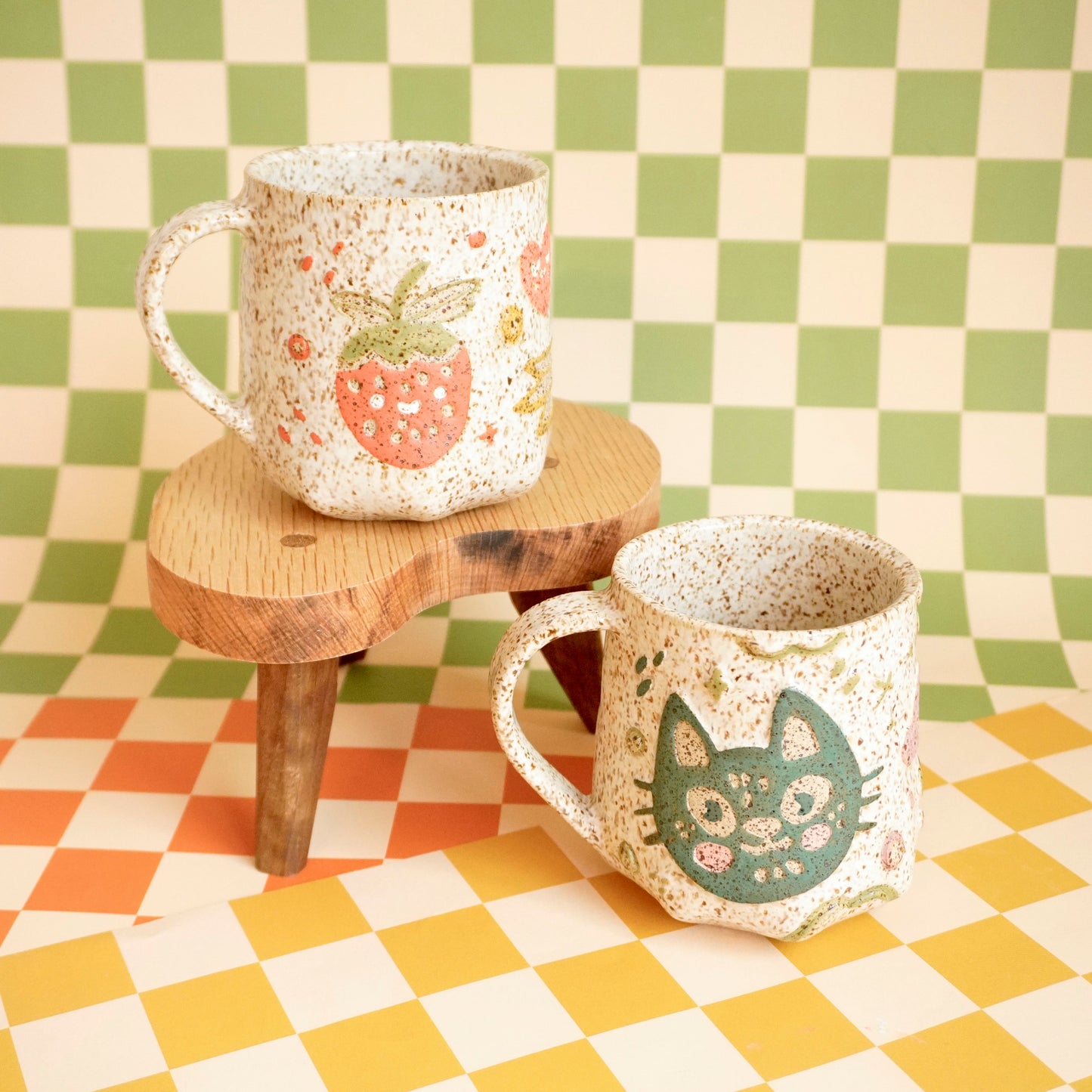 Handmade Ceramics ♡ Strawberry Fields Mug