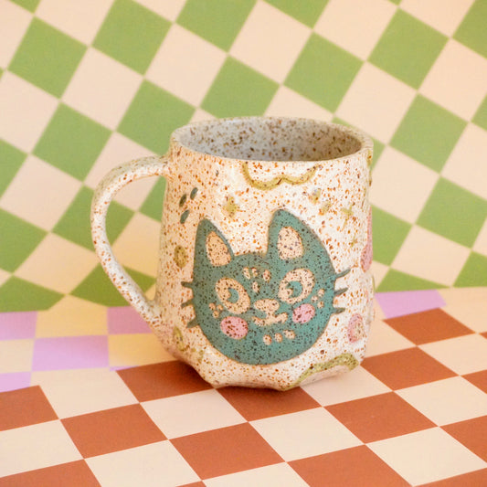 Handmade Ceramics ♡ Kitty Cat Mug