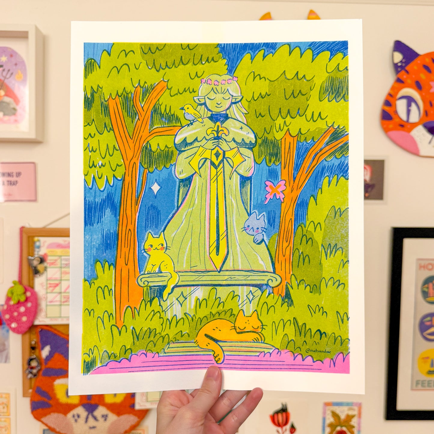 Forgotten Hero ♡ Riso Print