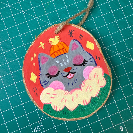 2024 Kitty Ornaments ♡ Original Paintings