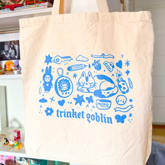 Trinket Gremlin ♡ Screenprinted Tote