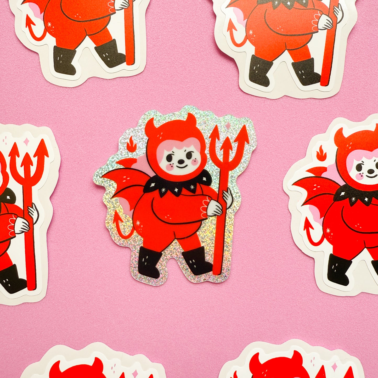 Diablita Kewpie ✷Shimmery Sticker✷