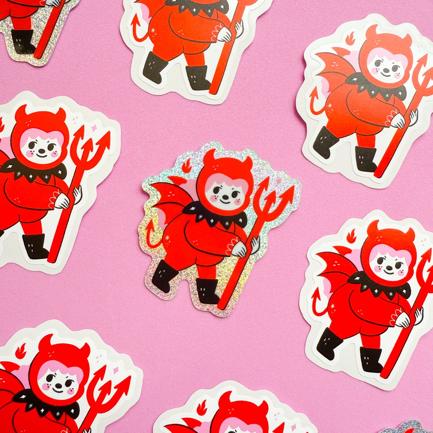 Diablita Kewpie ✷Shimmery Sticker✷