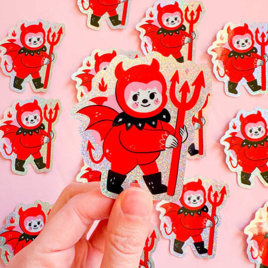 Diablita Kewpie ✷Shimmery Sticker✷