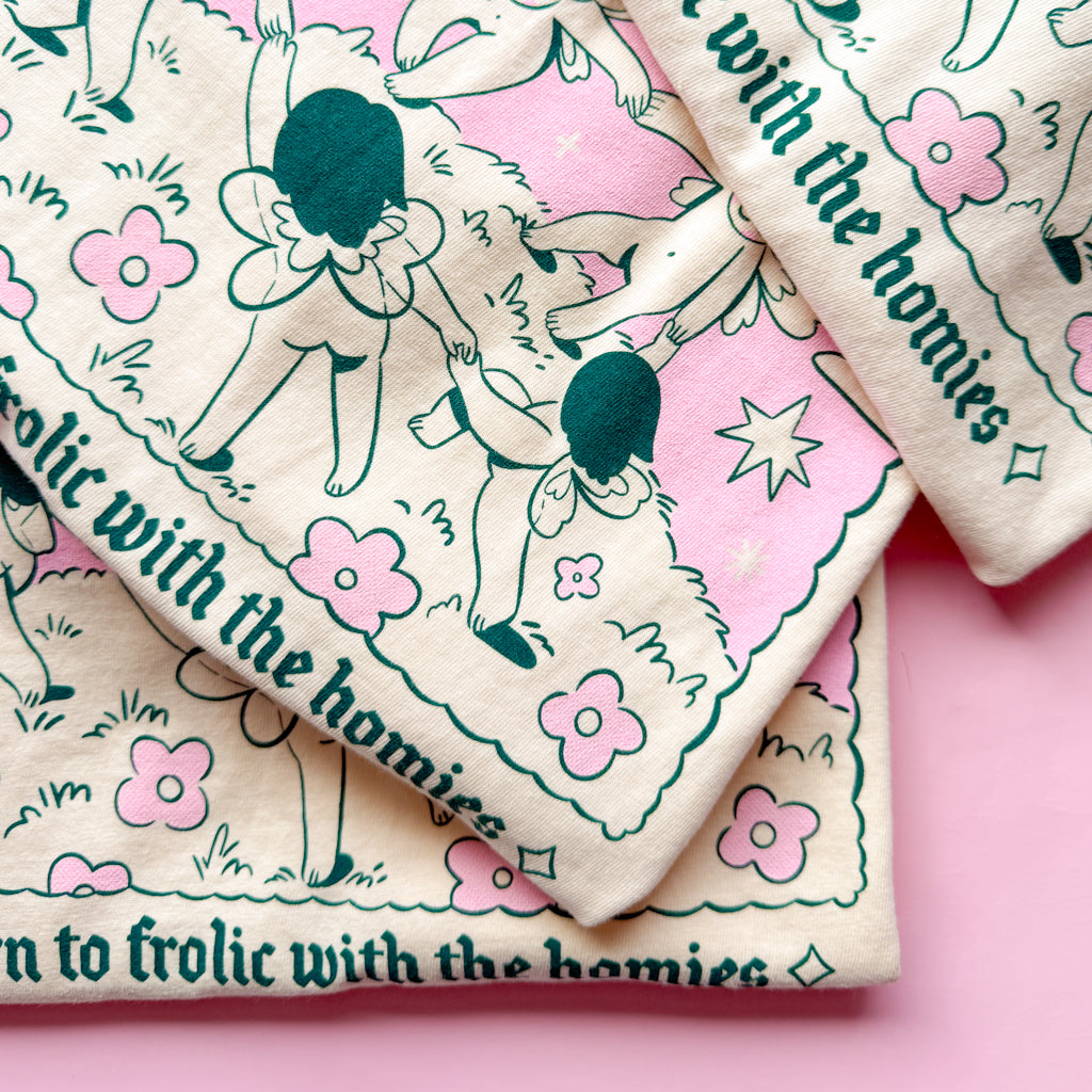 Frolicking Fairies T-shirt ♡ Screen printed Tee