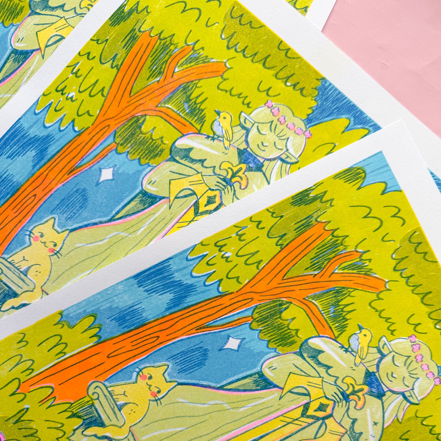 Forgotten Hero ♡ Riso Print