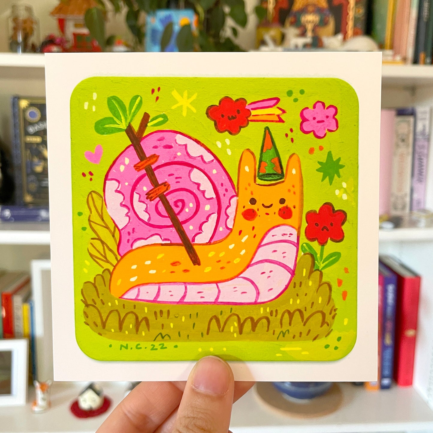 New Print (Mini) ♡ Earth Wizard Snail