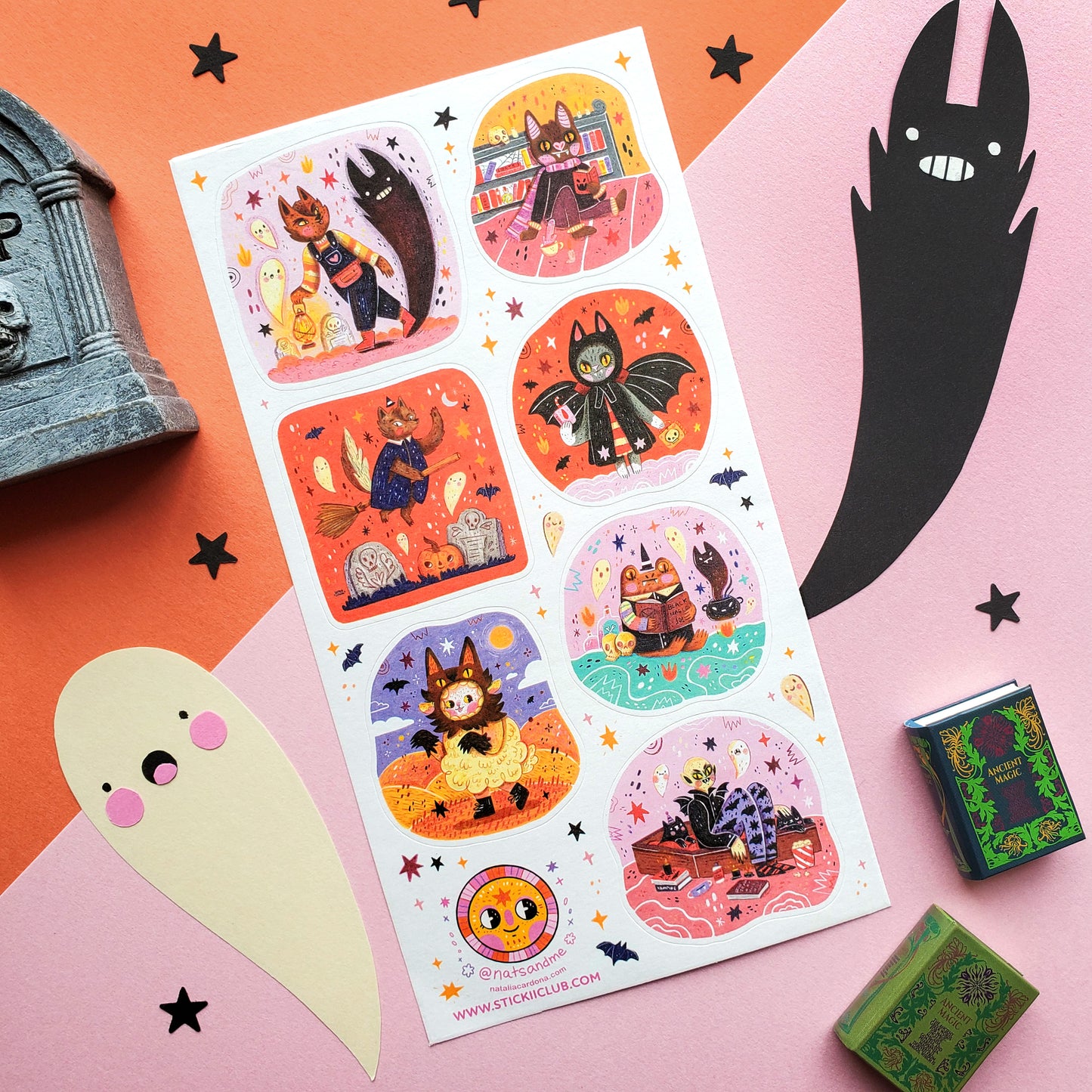 Halloween Sticker Sheet x Stikii Club  ✷ Matte Stickers