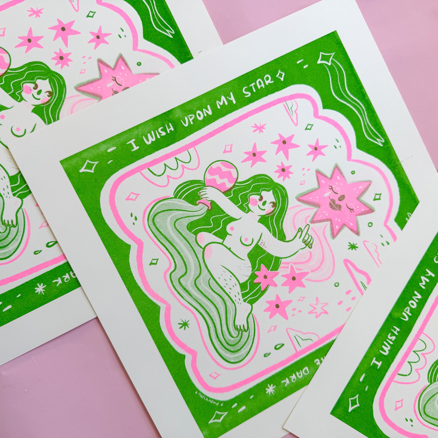 Wish Upon a Star ♡ Riso Print