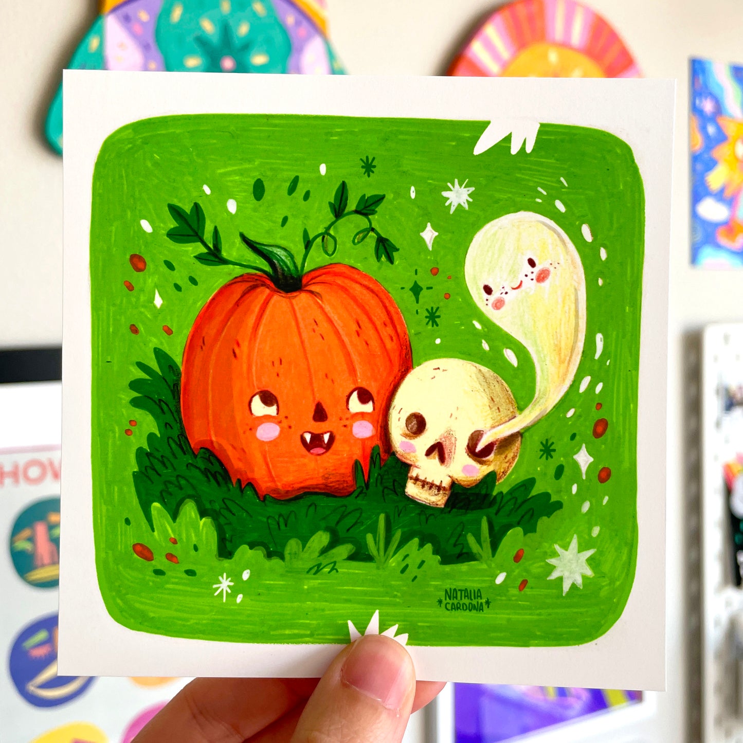 Mini Print ♡ Pumpkin & Boo
