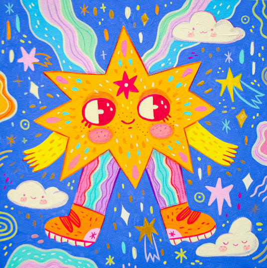Original Painting ♡ Rainbow Stardust