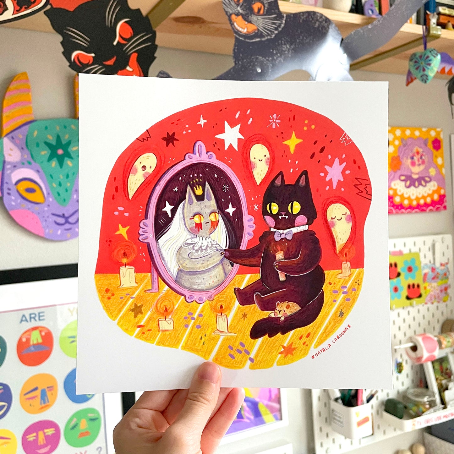 Big Print ♡ Bloody Mary Cats
