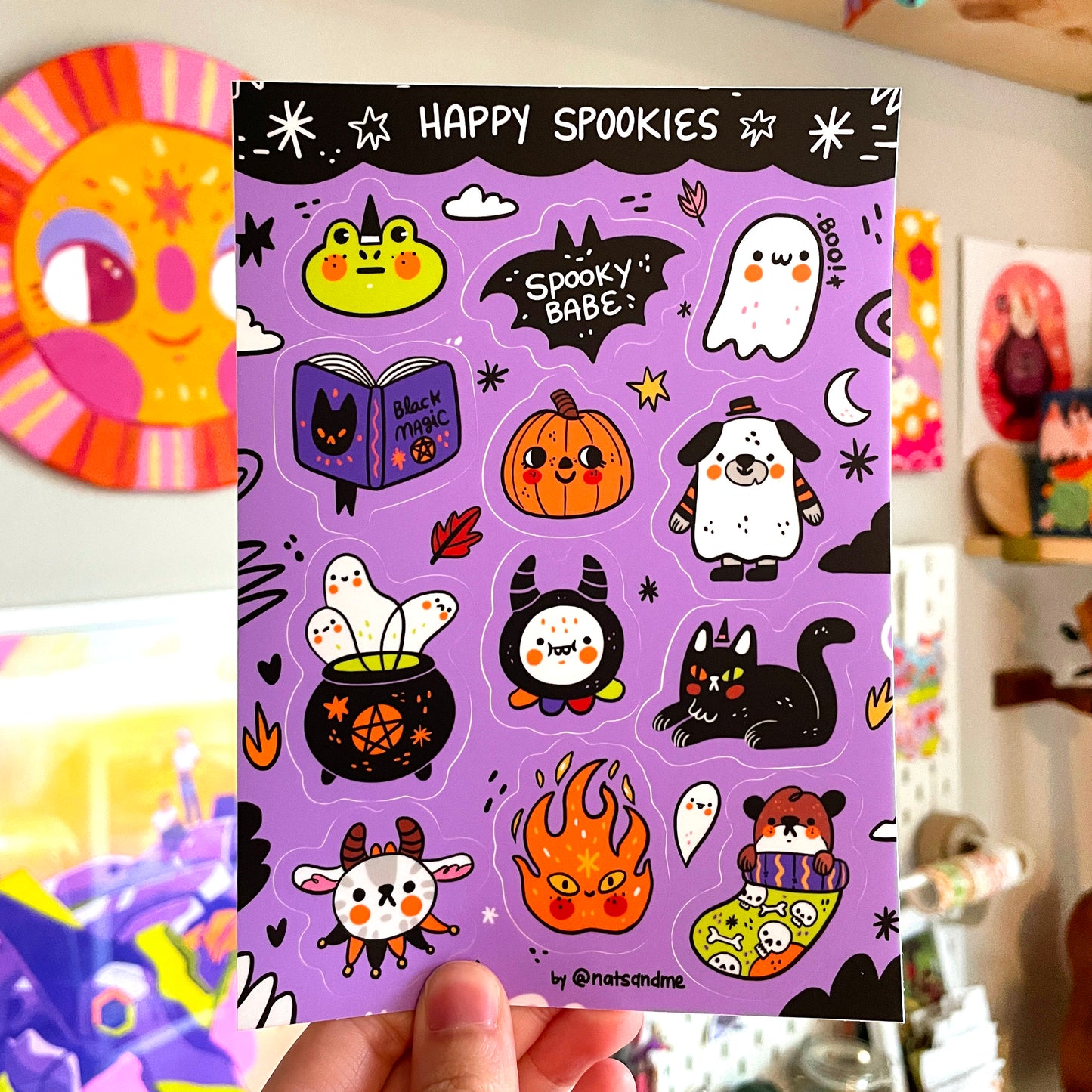 Happy Spookies! ✷ Matte Sticker Sheet ✷